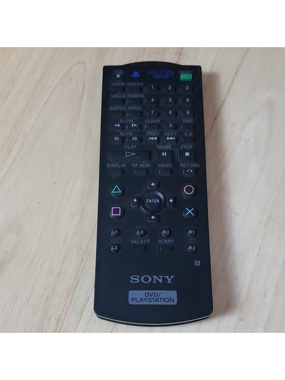 Sony SCPH-10420 Wireless Remote Control for PlayStation 2 PS2 DVD, Black